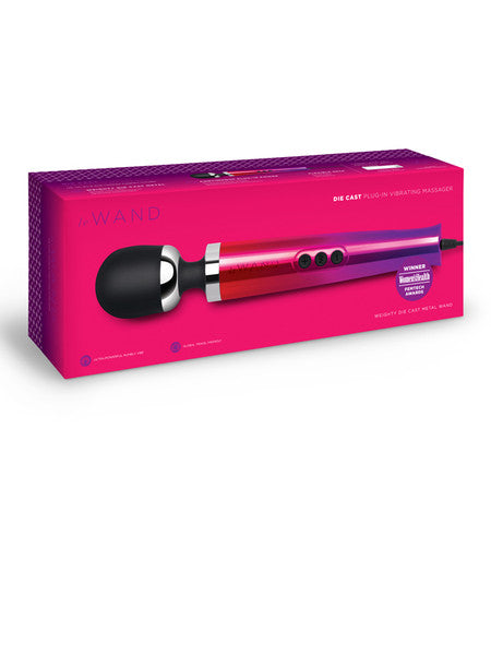 LE WAND PLUG IN DIE-CAST VIBRATING MASSAGER